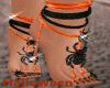 M Halloween Feet Spider