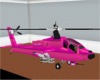 pink animated helicopter