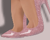 E* Pink Glitter Heels
