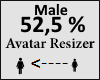 Avatar scaler 52,5% Male