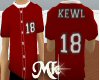 Kewl Red Baseball Shirt