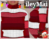 i| Maternity Sweater Red