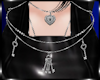 Heart Lock Ropes Silver