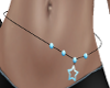 DB Blue Star belly Chain