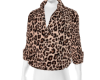 LeopardOpen Tucked Shirt
