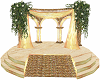 GOLD wedding arch