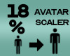 Avatar Scaler 18%
