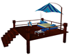Beach Patio Bed w/ Poses