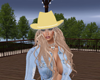 {W} Cowgirl Hat Yellow