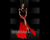 Black/Red Long Dress