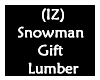 (IZ) Snowman Gift Lumber