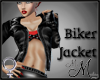 MM~ Biker Jacket Blk/Red