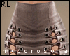 n| RL Leather Skirt Nude