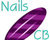 *CB Purple nails