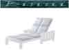White Leather Chaise