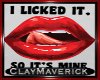 CM! Red Licked it Tee