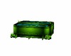 green-black spa tub