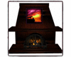 Snazzy Country Fireplace