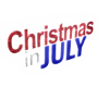 CHRISTMAS IN JULY SIGN