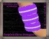 Purple&Sliver Bangles