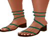 Green Spring Sandals