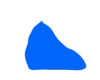 Blue Cuddle Bean Bag