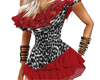 Leopard Red Dress
