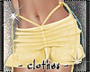clothes - ruched yellow