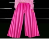 pink pleated pants