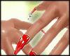 Red NailsPiercing