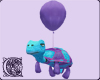 Purple n Aqua Turtle