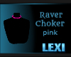 Raver Choker Pink Anim