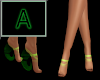 Toxic Green Horned Heels