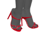 Heels stripe 1 red