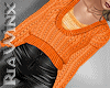 Orange Cableknit Sweater
