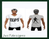 JT Elvis Tee White