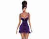 hw purple mini dress