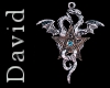 F twin Dragon pendant