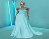 Aqua Wedding Gown