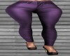 Sleek pants purple