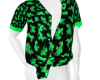 green floral exotic