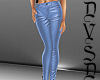 Baby blue Leather Pants