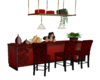 Kitchen Island Table Red