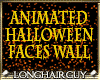 halloween wall faces