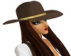 cowgirl hat brown