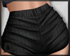 [D] Shorts Black Silk