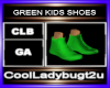 GREEN KIDS SHOES