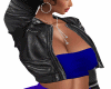 Jacke black&top blue