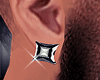 (M) Black Earrings