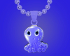 Purple Octopus Necklace